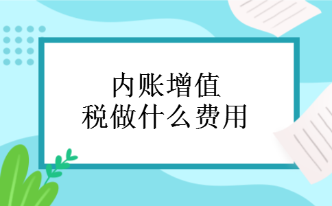 内账增值税做什么费用 内账增值税做什么费用