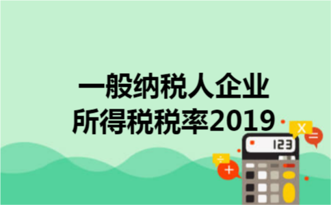 一般纳税人企业所得税税率2019 一般纳税人企业所得税税率2019