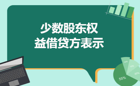 少数股东权益借贷方表示